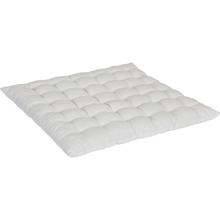Gartensitzkissen Tropical Feeling Weiss Baumwolle 40 cm 40 cm