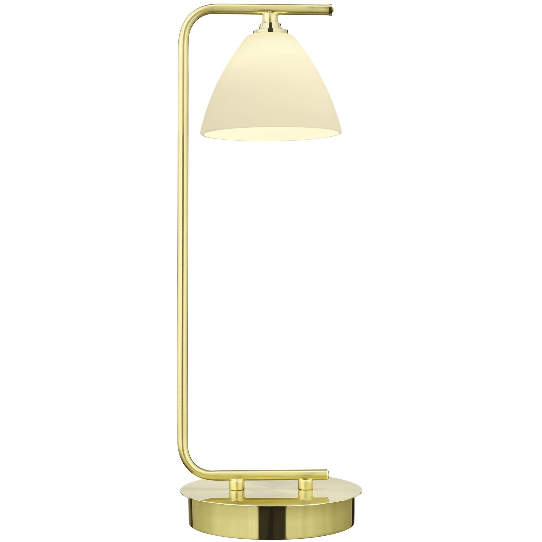 Tischlampe Emmeline messing Metall H 45 cm 500 lm - LED - Lichtfarbe: Extra warmweiss- LED Energiesparlampe