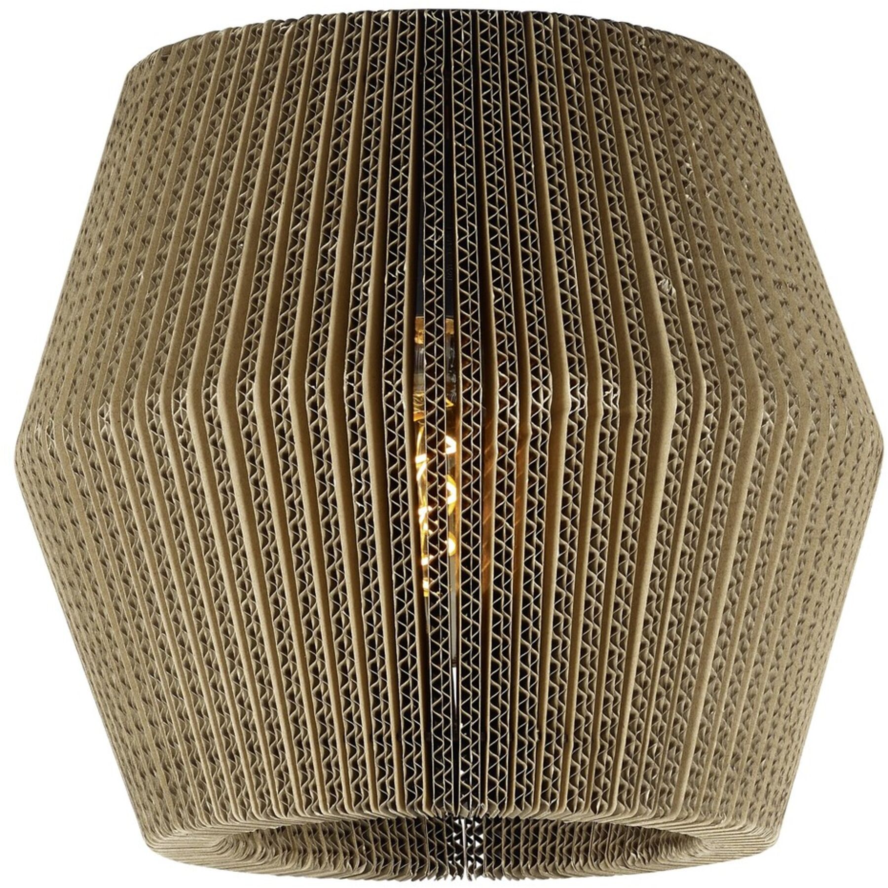 Deckenlampe Clare braun Metall B 28 cm