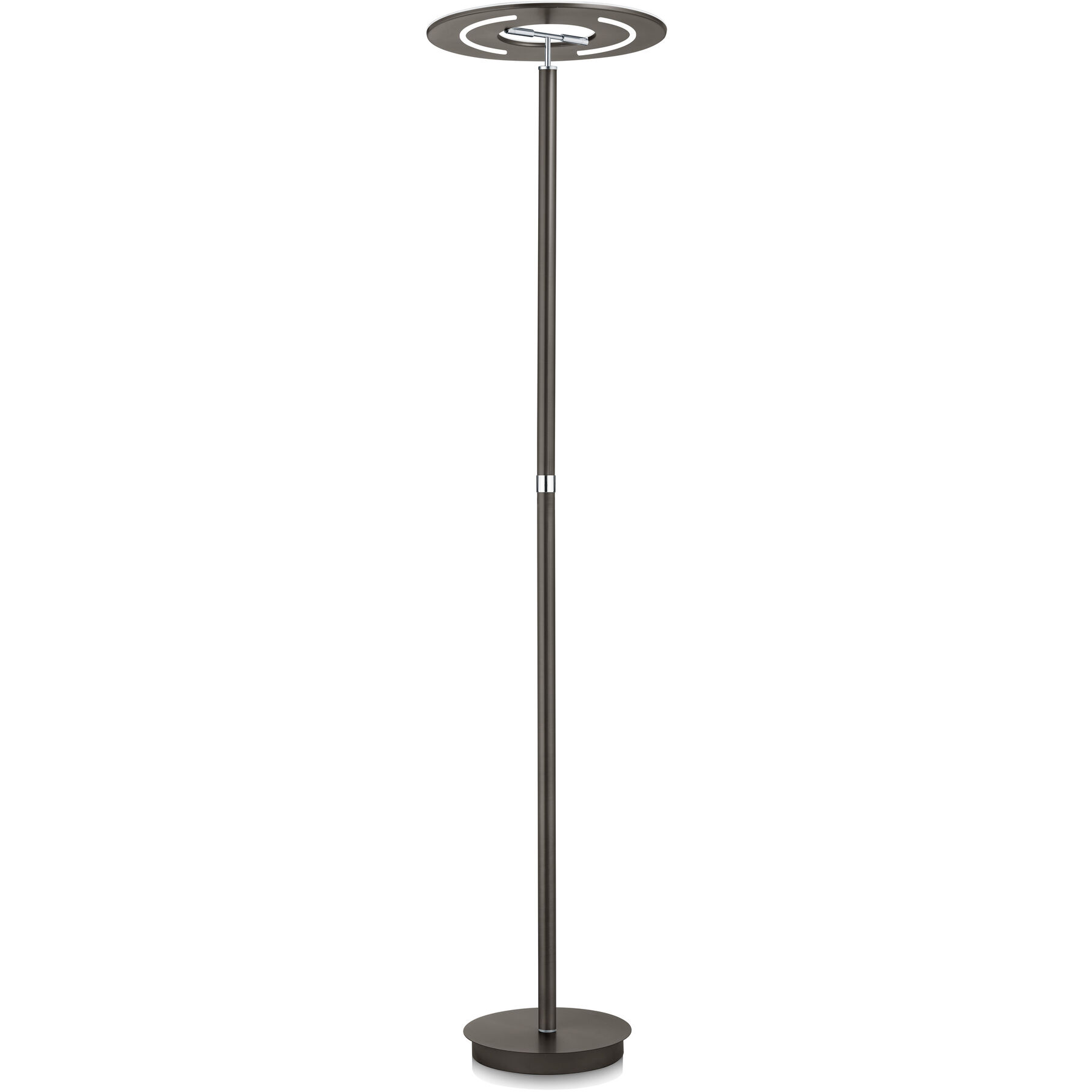 Stehlampe Corricella Bronze Metall/Acrylglas 4600 lm H 185 cm - LED - Lichtfarbe: Extra warmweiss - LED Energiesparlampen