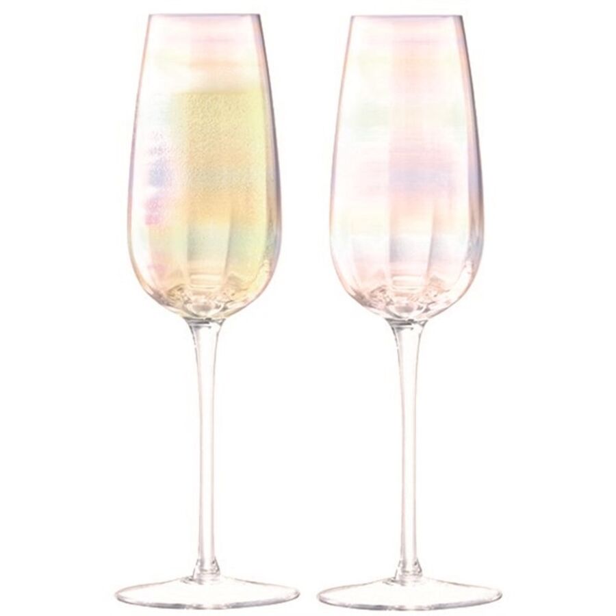 Sektgläser-Set Pearl Transparent Glas 23.2 cm 6.2 cm