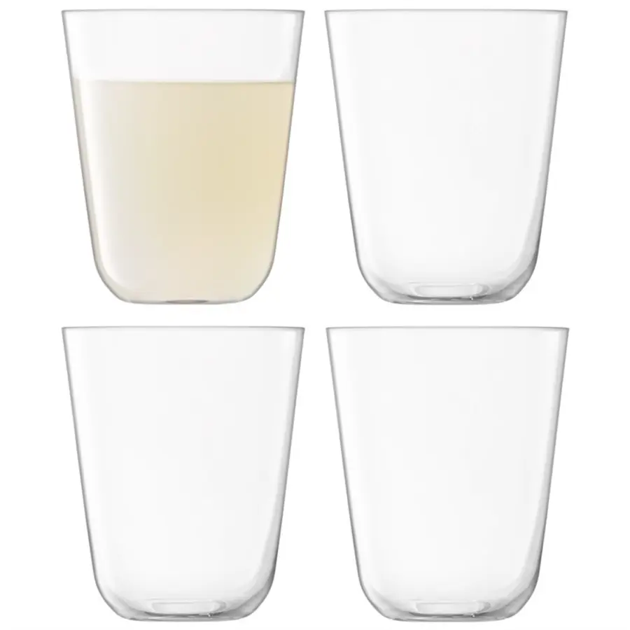 Trinkgläser-Set LSA transparent Glas H 10.2 cm 0.38 l 4 Stk