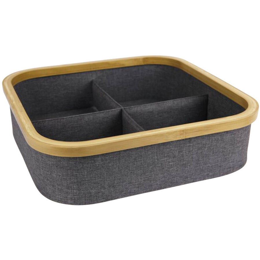 Korb Mona Grau Polyester 9.5 cm
