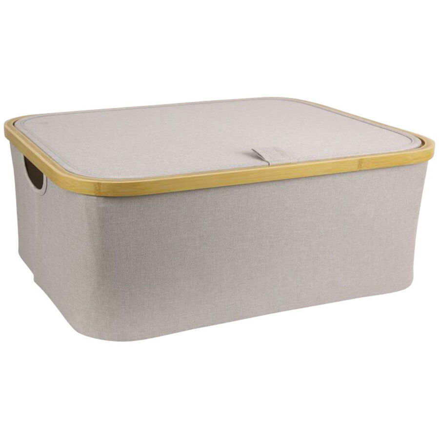 Korb Mona offwhite H 20 cm - Material: Polyester