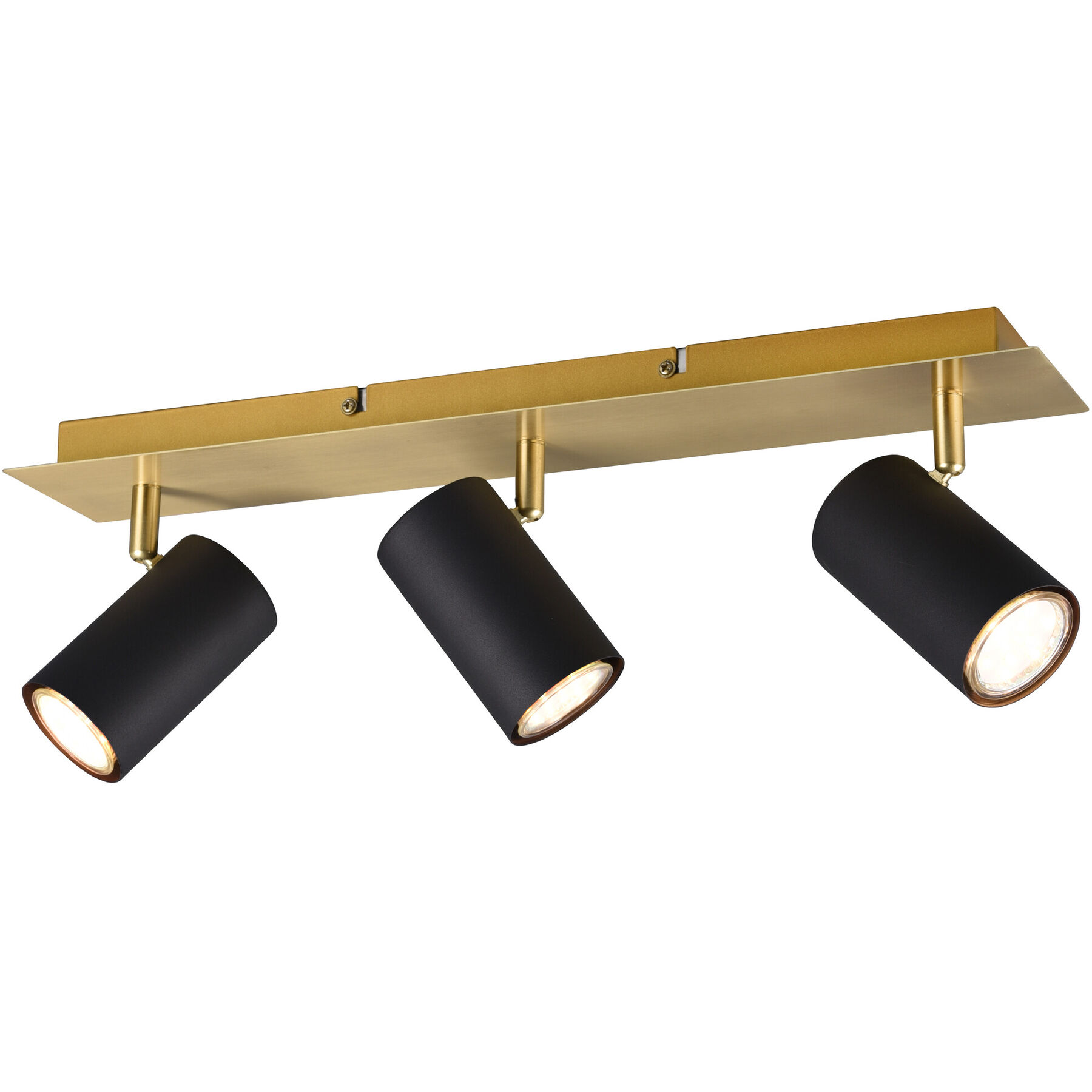 Spot Manste schwarz-gold Metall B 48 cm
