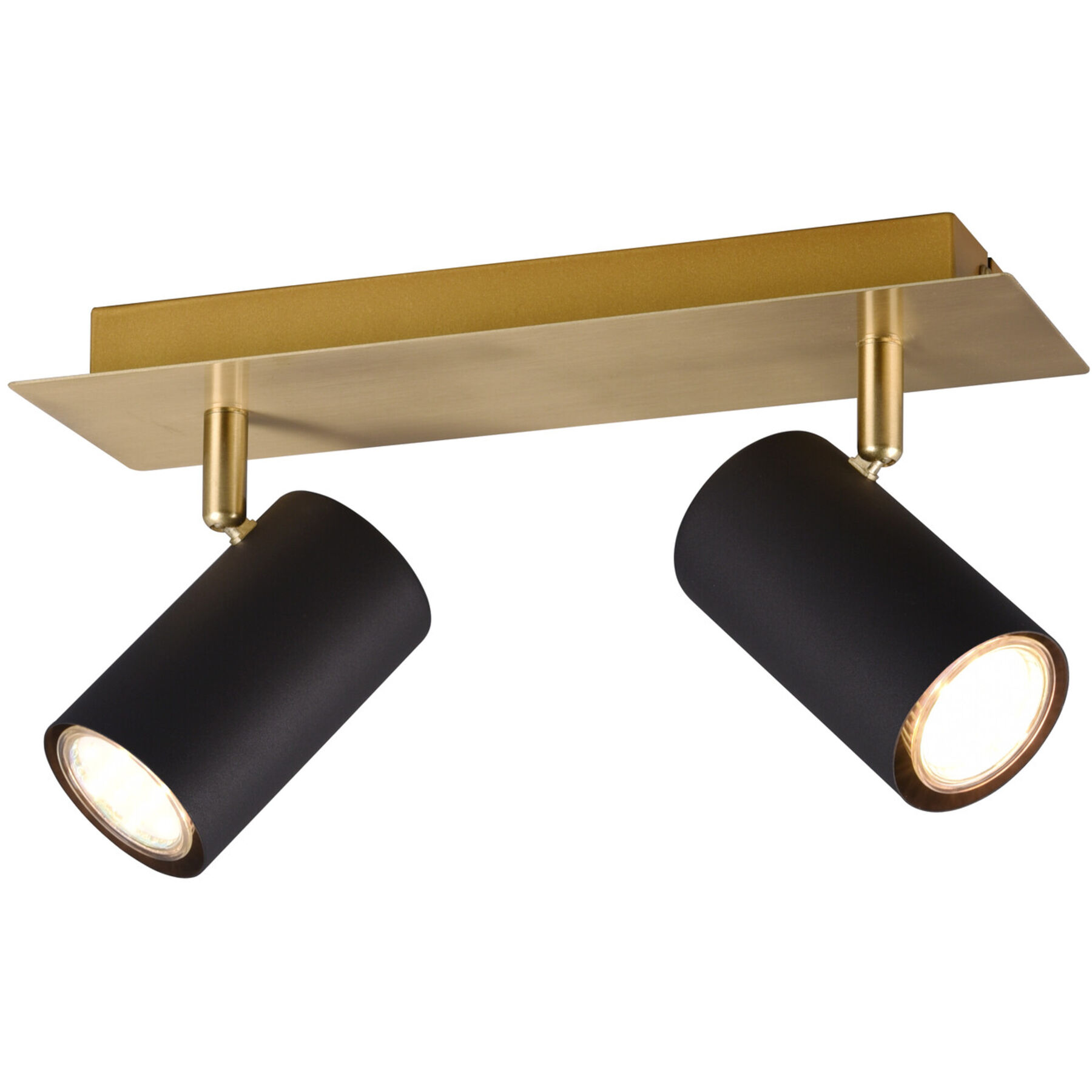 Spot Manste schwarz-gold Metall B 30 cm