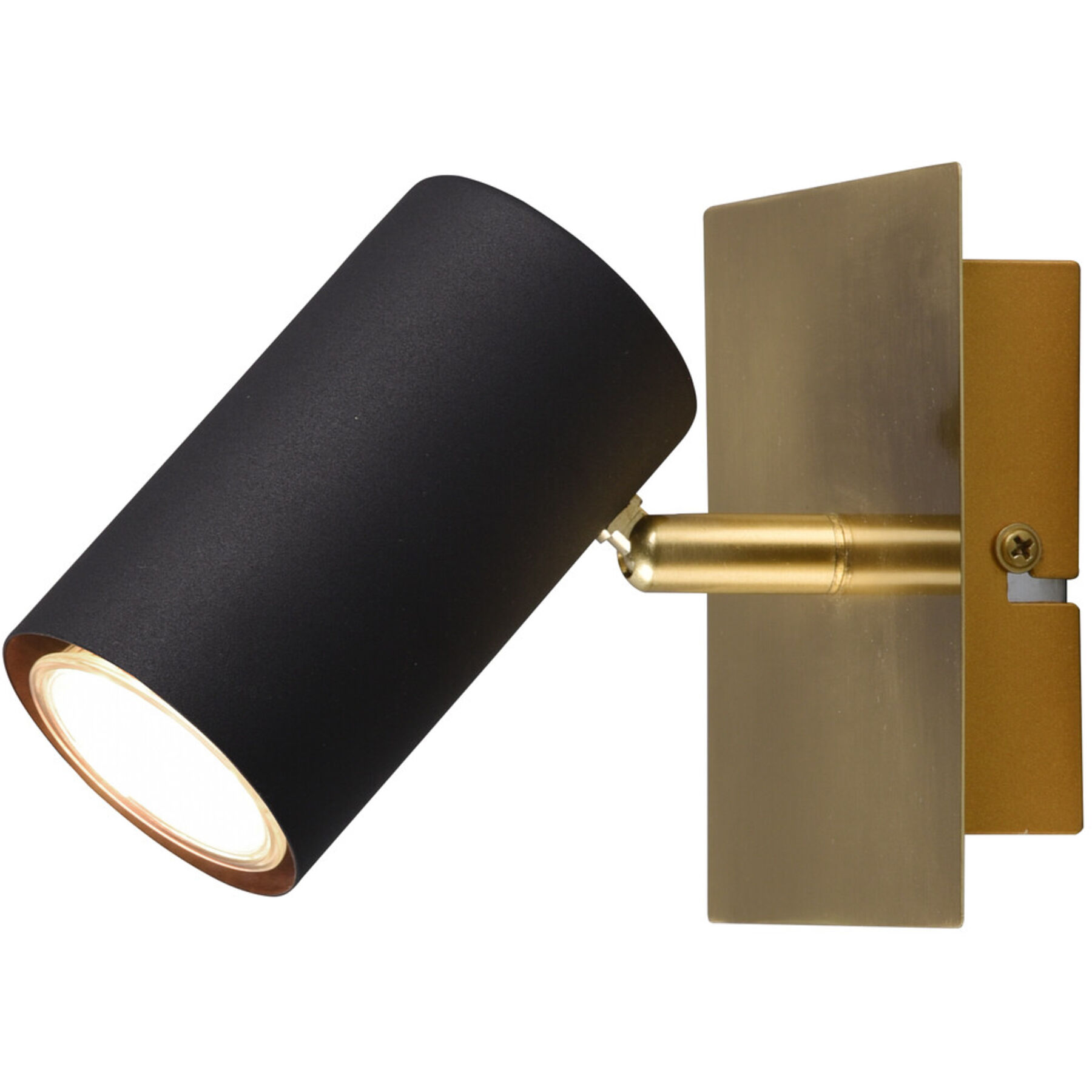 Spot Manste schwarz-gold Metall B 12 cm