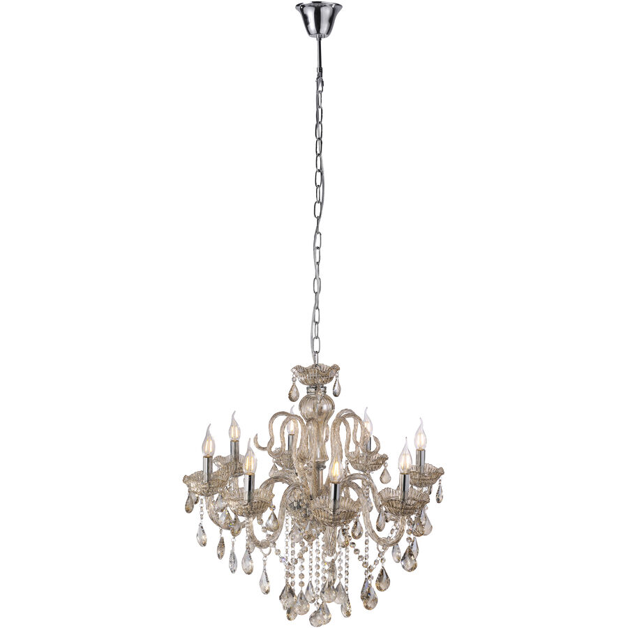 Lampada a sospensione Gracia Beige Vetro/Cristallo 71 cm 69 cm