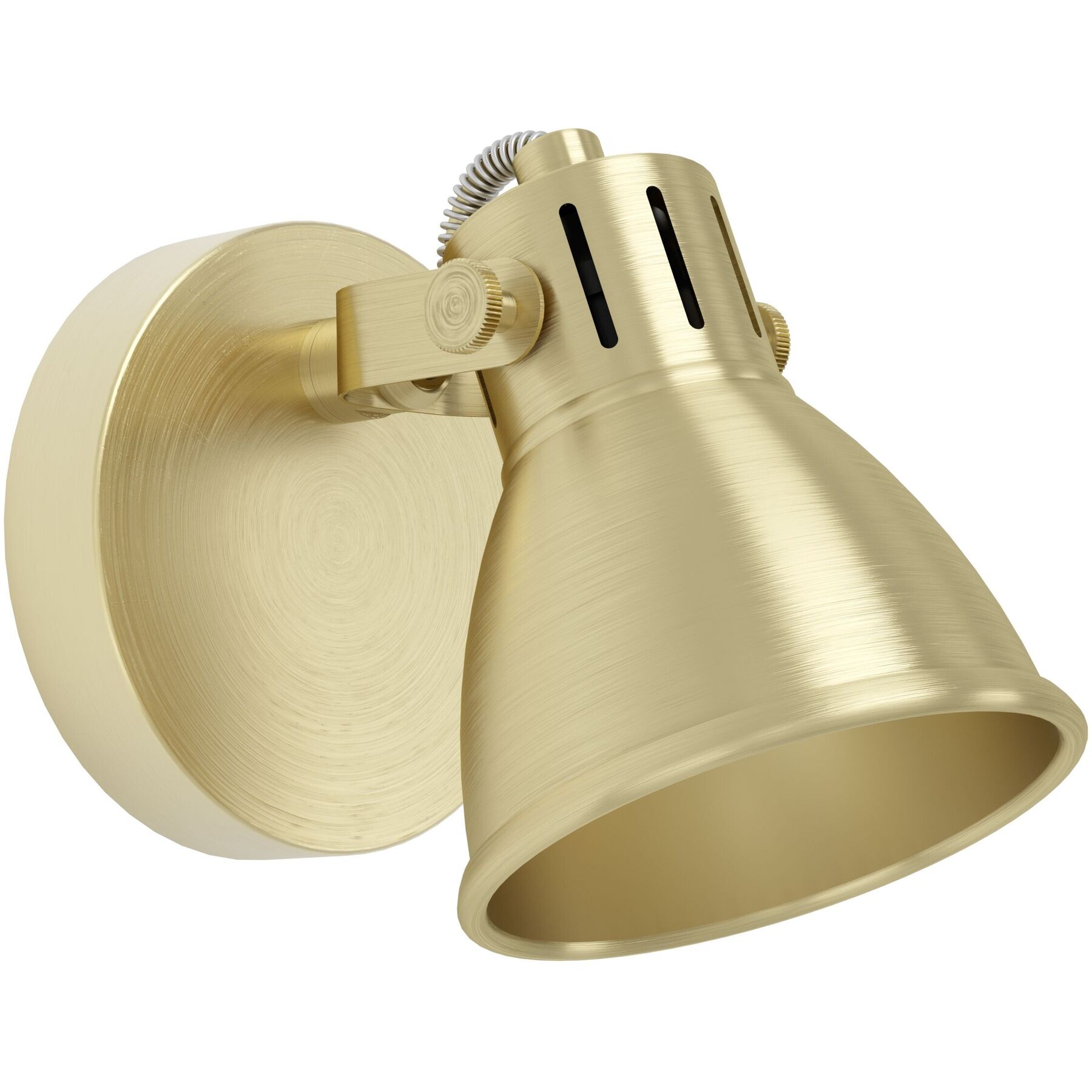 Eglo Spot Seras Messing-gebürstet, gold Stahl B 16 cm - LED - LED Energiesparlampen