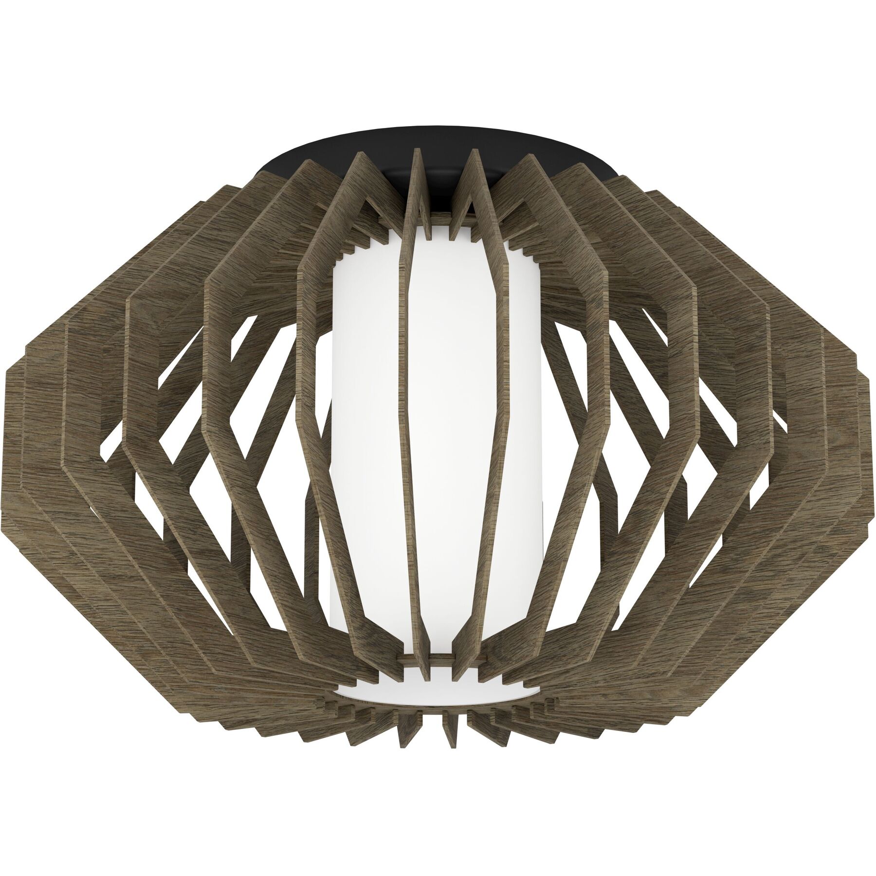 Eglo Deckenlampe Rusticaria Schwarz Stahl B 45 cm