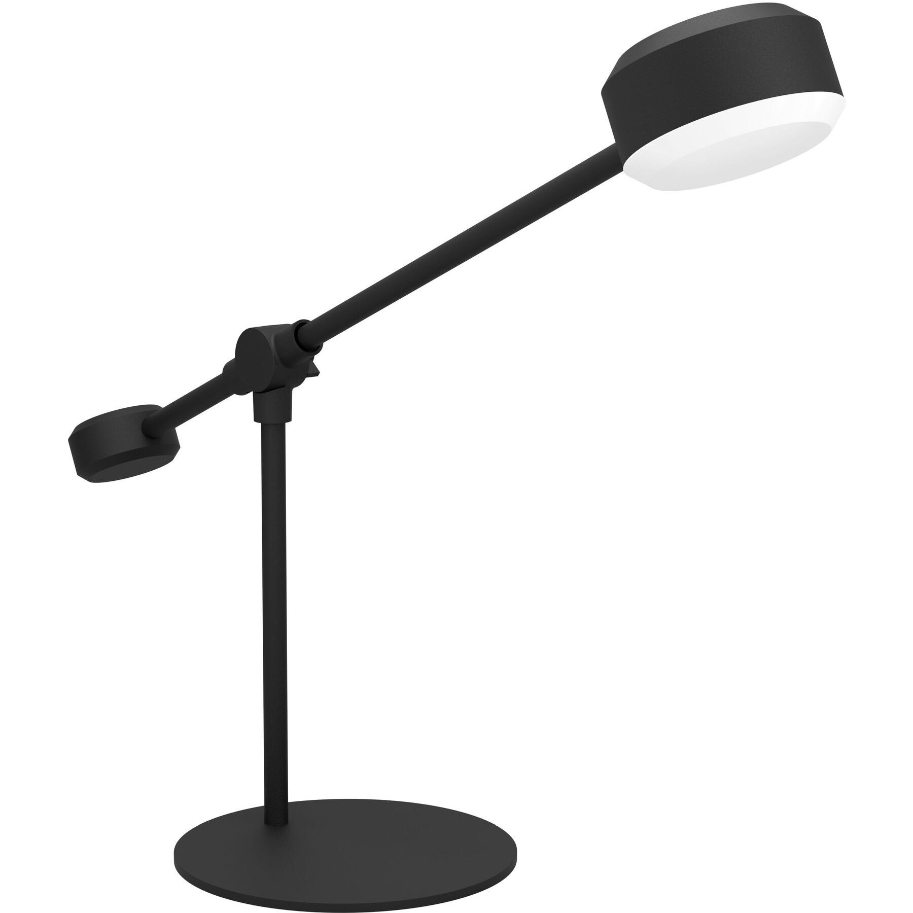 Eglo Tischlampe Clavellina Schwarz Stahl H 45 cm 800 lm - LED - Lichtfarbe: Warmweiss - LED Energiesparlampen