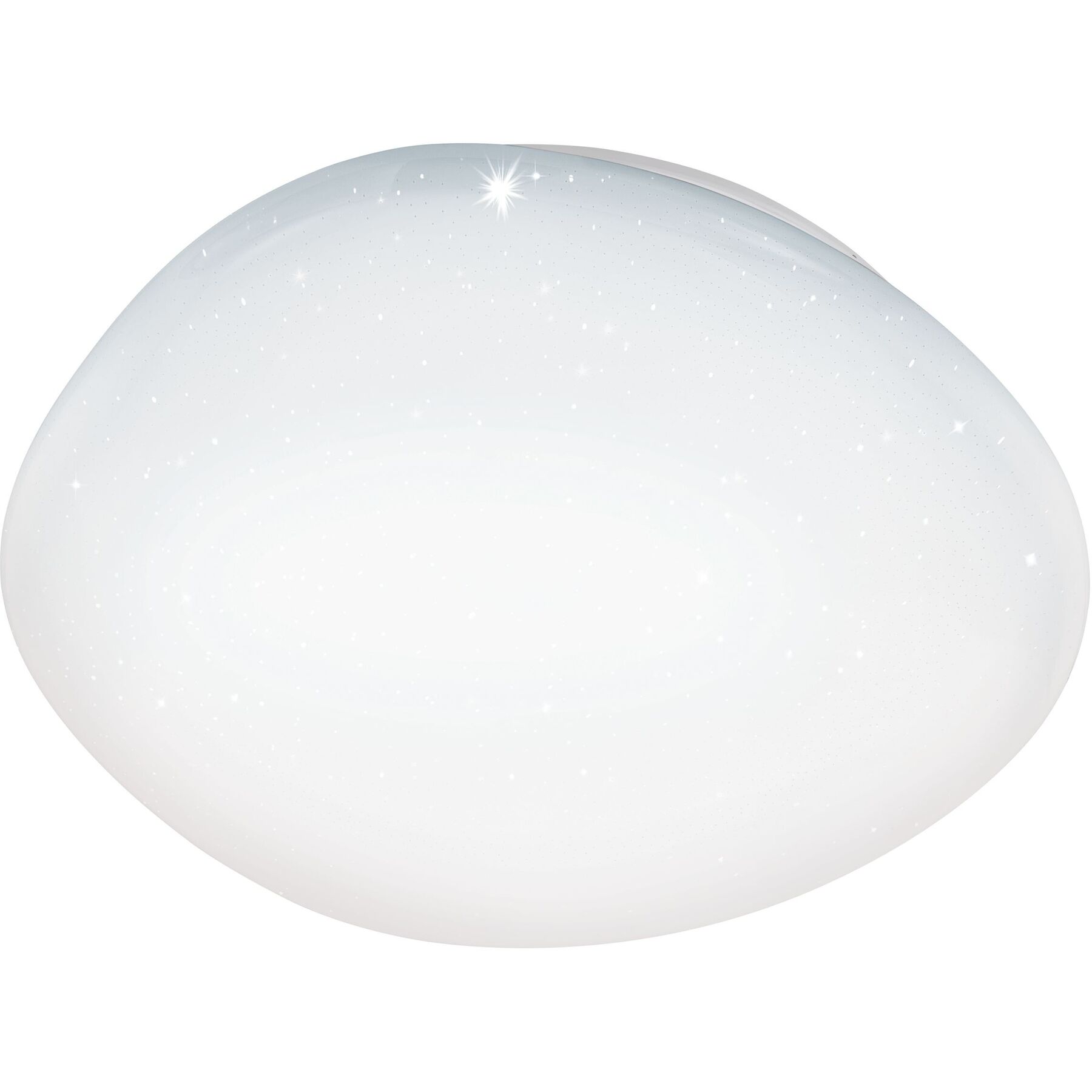 Eglo Deckenlampe Sileras-Z Weiss Stahl 4050 lm Dimmbar B 60 cm - LED - Lichtfarbe: Extra warmweiss - Kaltes Tagesweiss - LED Energiesparlampen
