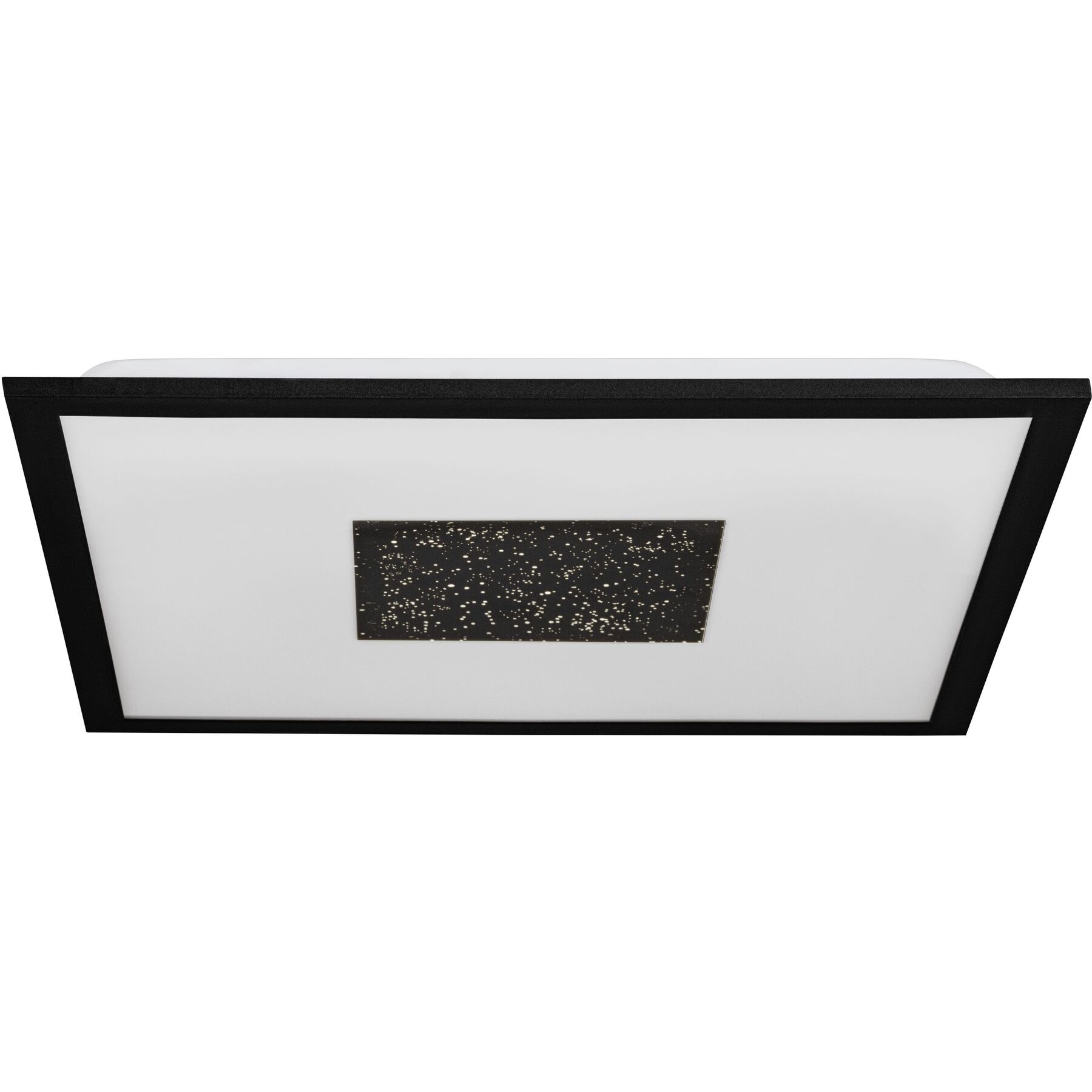 Eglo Deckenlampe Marmorata Schwarz/weiss Aluminium/Stahl B 44.5 cm - LED - Lichtfarbe: Warmweiss - LED Energiesparlampen