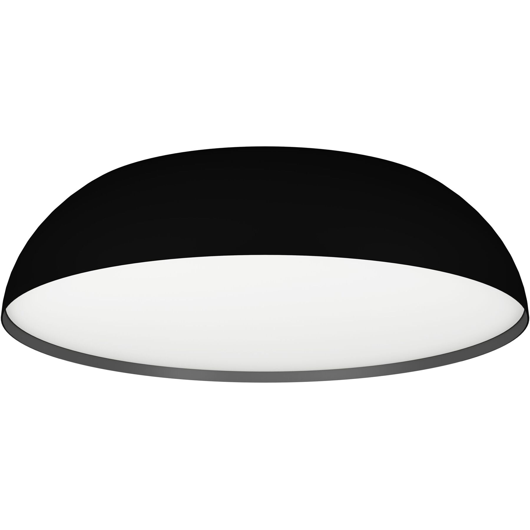 Eglo Deckenlampe Tollos-Z Schwarz/weiss Aluminium/Stahl 3750 lm Dimmbar B 55 cm - LED - Lichtfarbe: Extra warmweiss - Kaltes Tagesweiss- LED