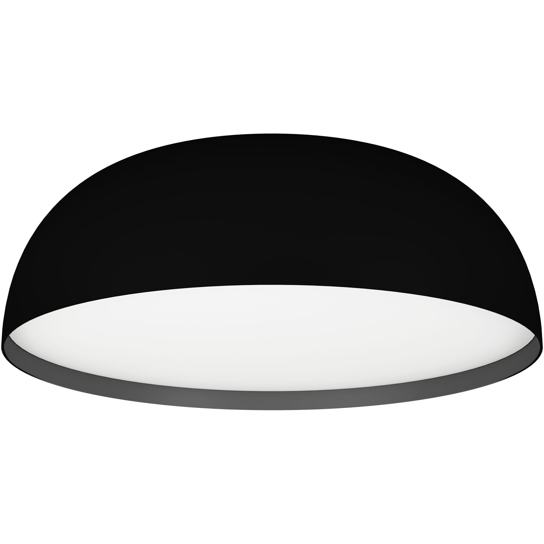 Eglo Deckenlampe Tollos-Z Schwarz/weiss Aluminium/Stahl 2700 lm Dimmbar B 40 cm - LED - Lichtfarbe: Extra warmweiss - Kaltes Tagesweiss - LED Energiesparlampen