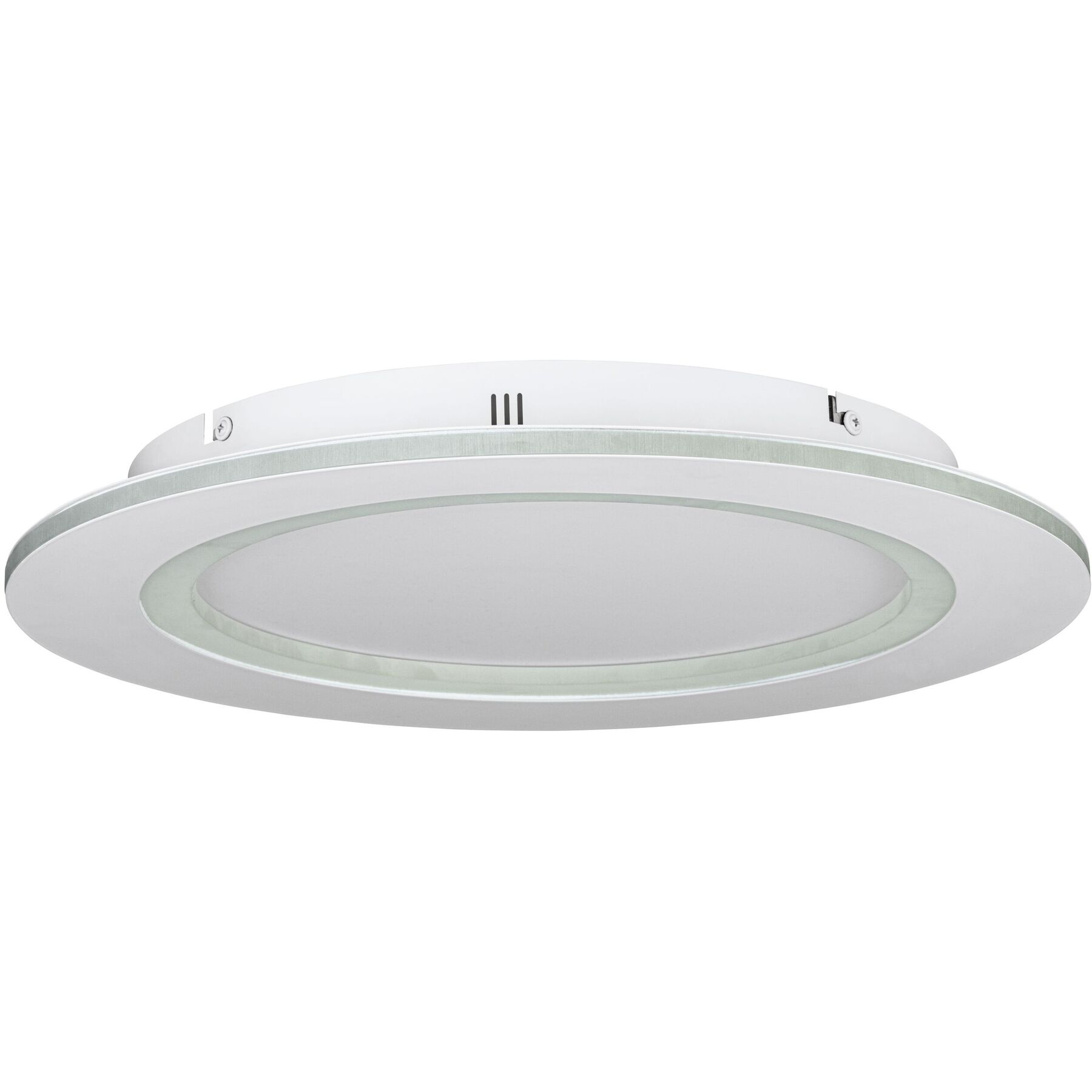 Eglo Deckenlampe Padrogiano-Z Weiss Stahl 3300 lm Dimmbar B 45 cm - LED - Lichtfarbe: Extra warmweiss - Kaltes Tagesweiss- LED Energiesparlampe