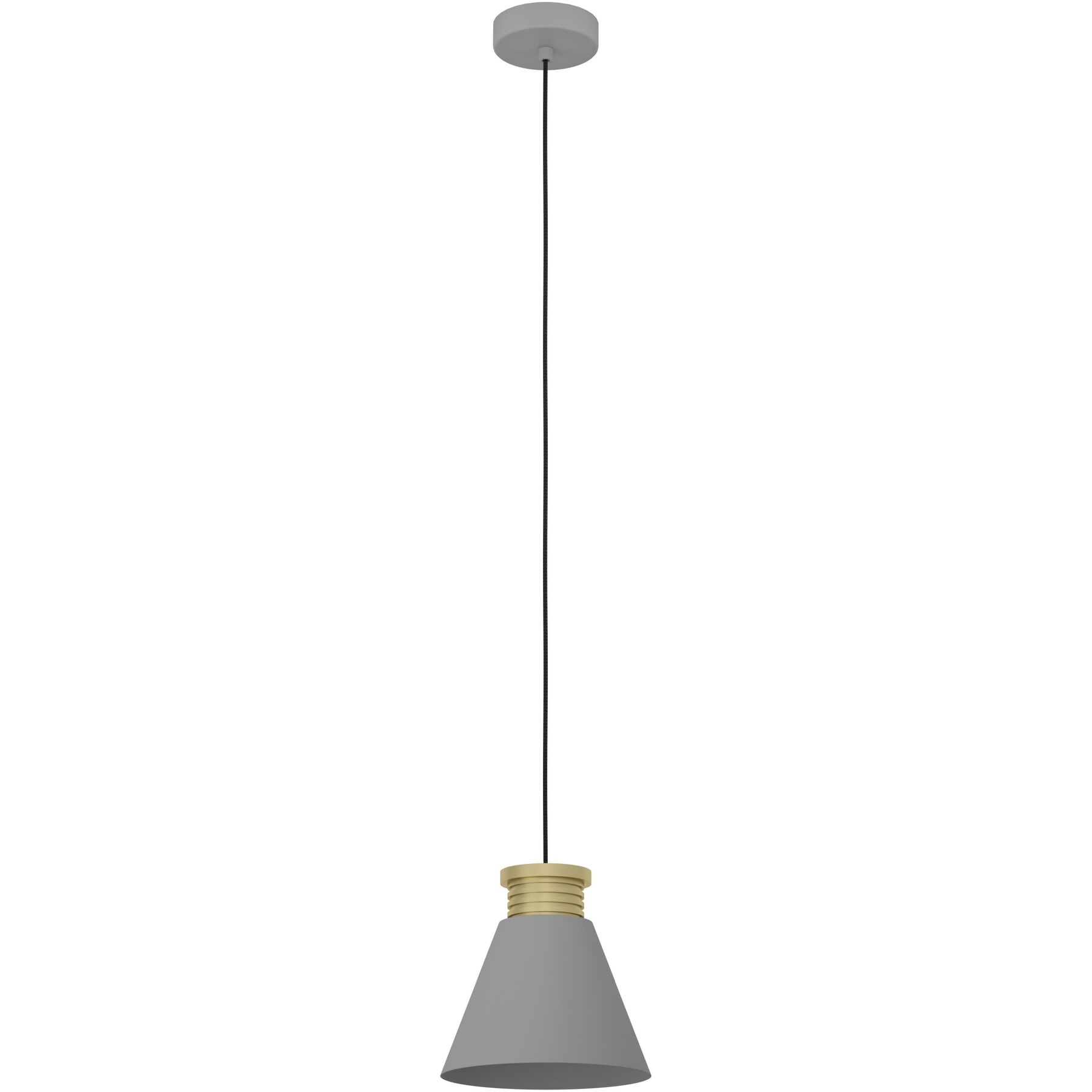 Eglo Pendellampe Twicken Gold/grau Stahl B 22 cm