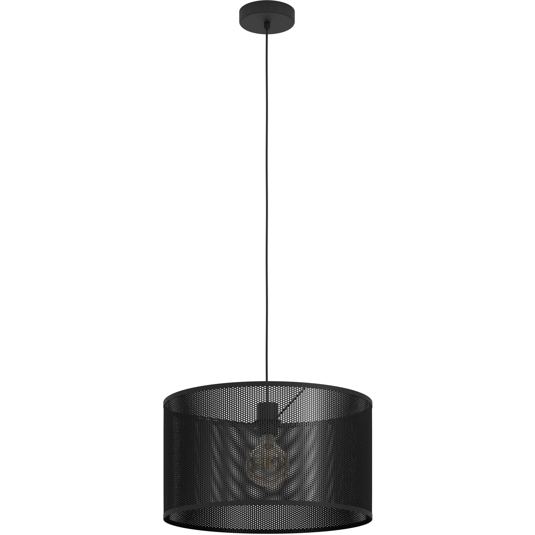 Eglo Pendellampe Manby Schwarz Stahl B 45 cm