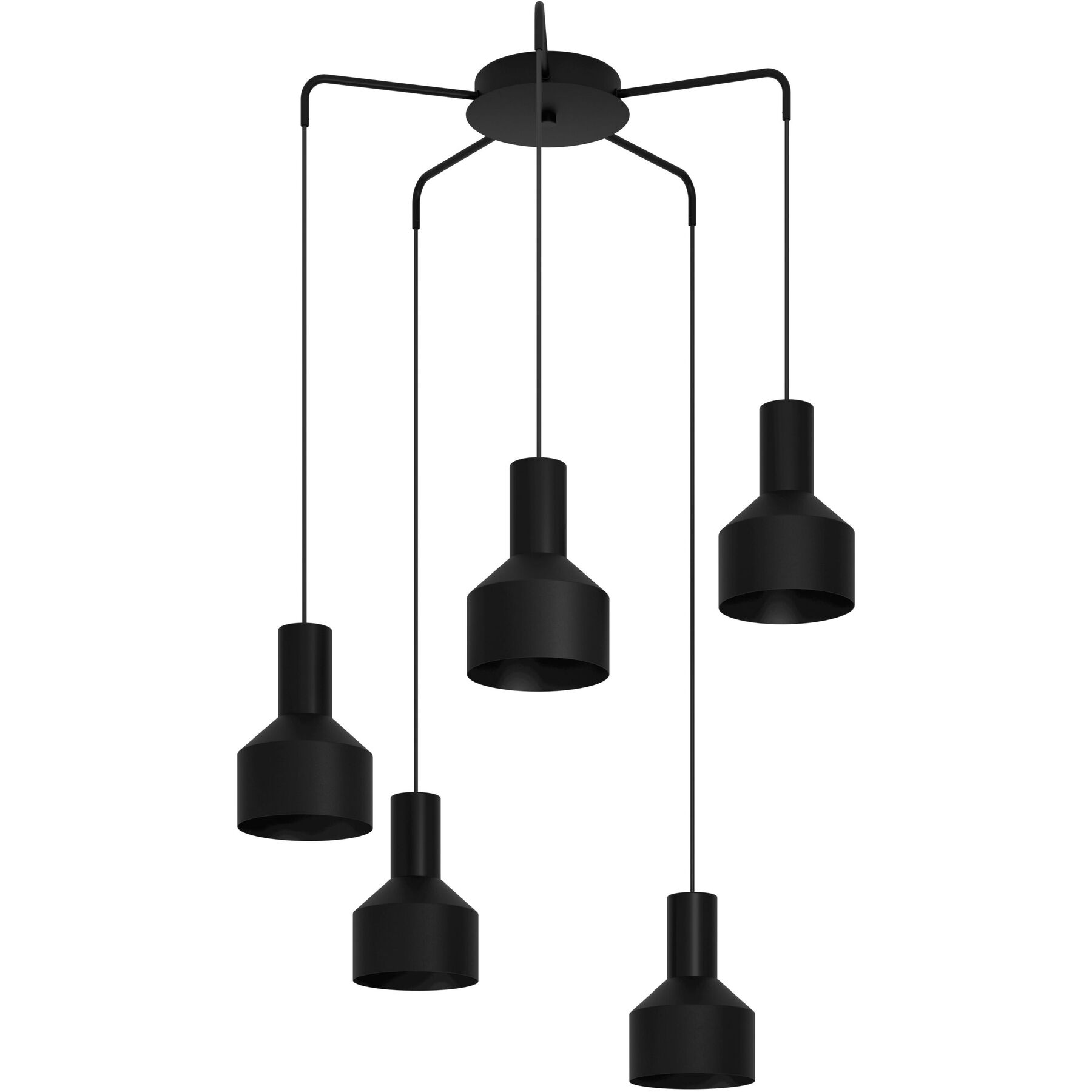 Eglo Pendellampe Casibare Schwarz Stahl B 71 cm