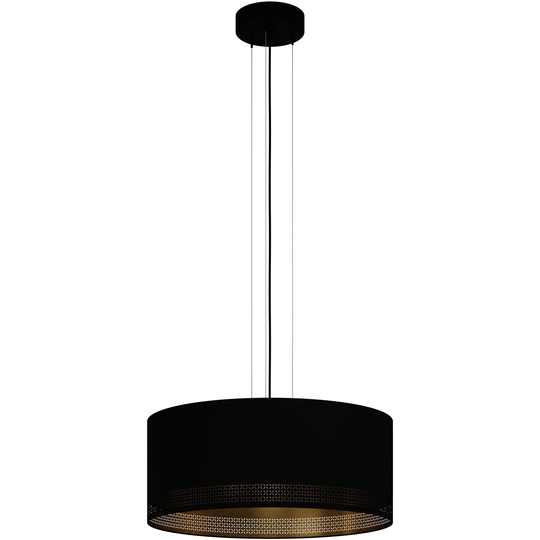 Eglo Pendellampe Esteperra Schwarz Stahl B 53 cm