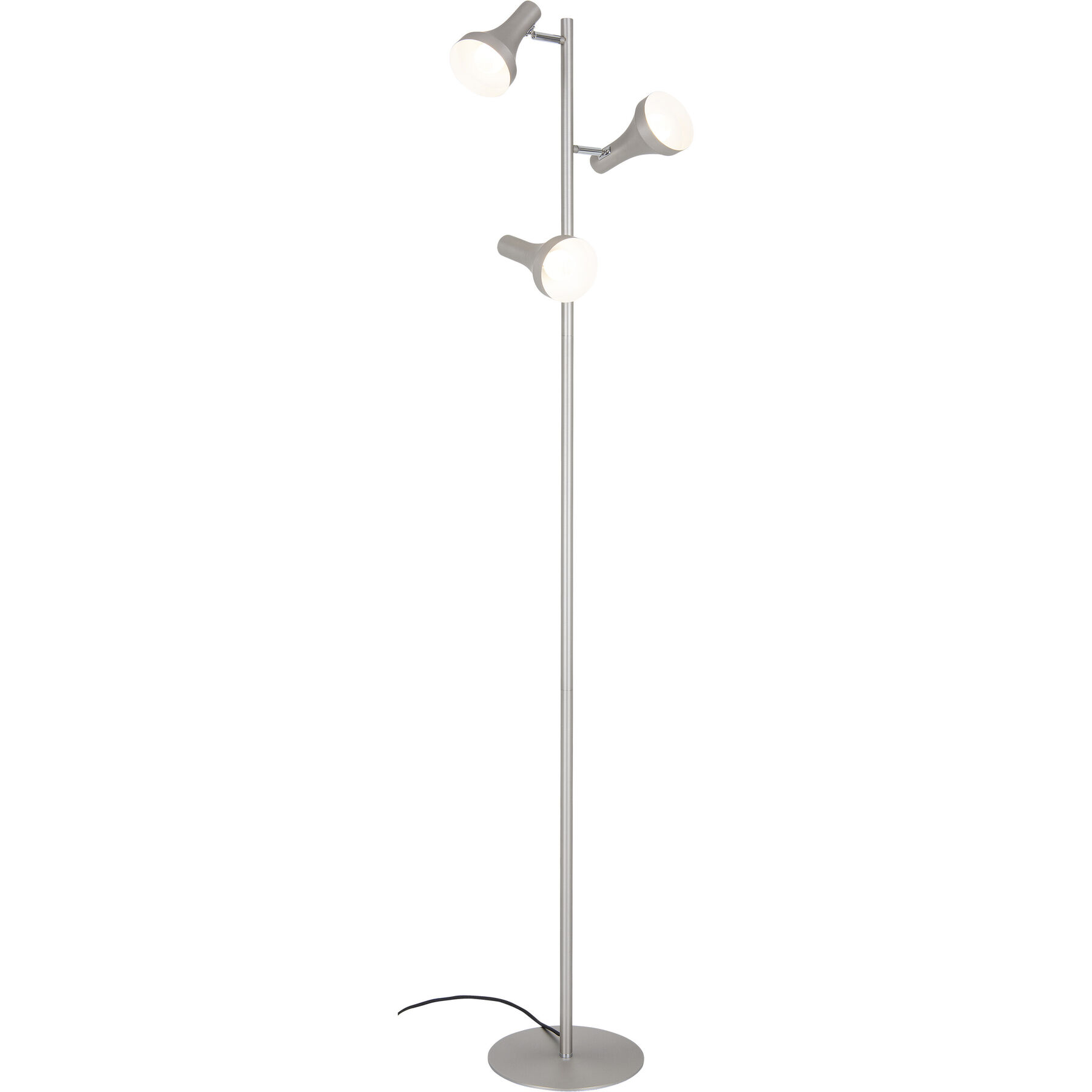 Stehlampe Dea Grau Metall H 160 cm