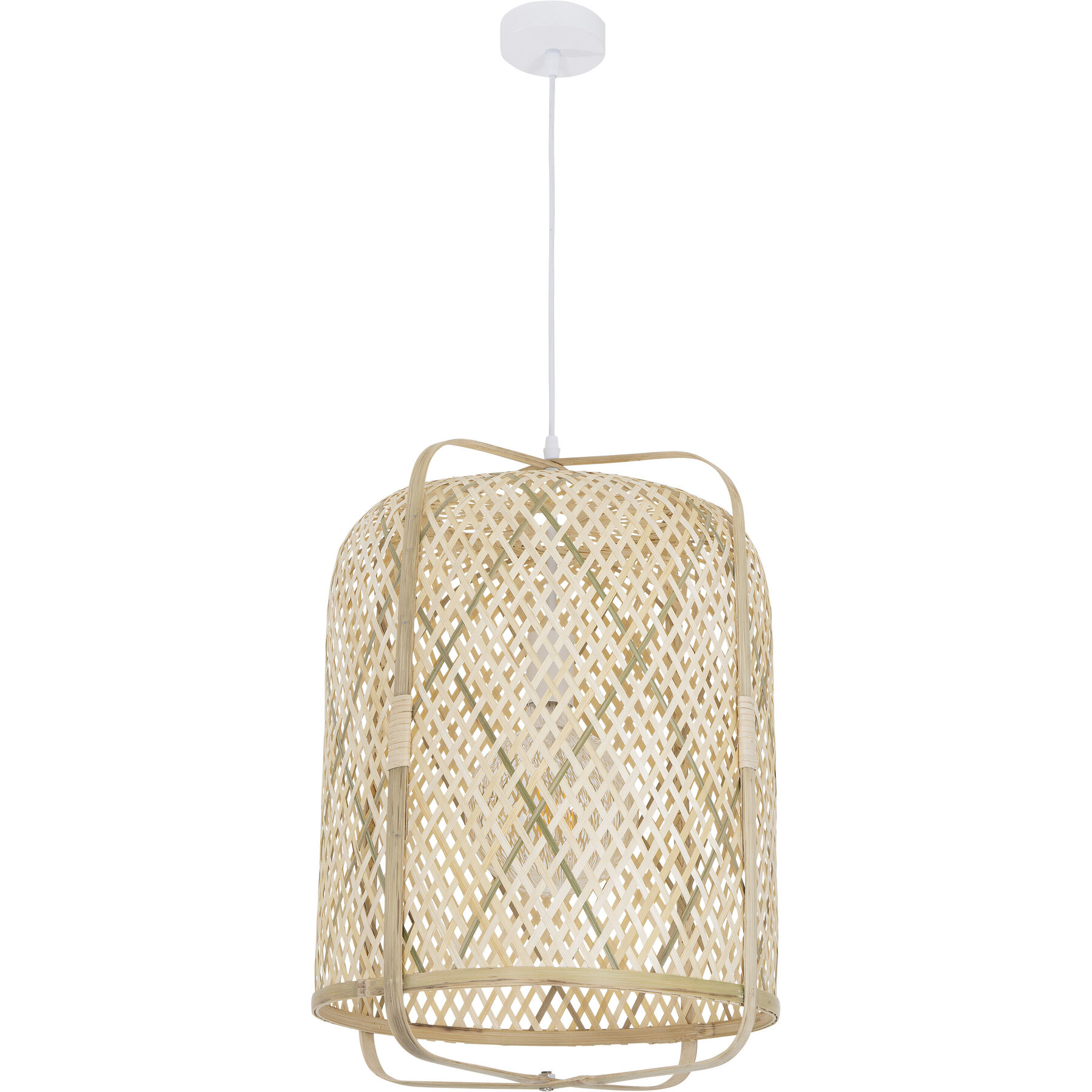 Pendellampe Tigris Natur Bambus B 35 cm