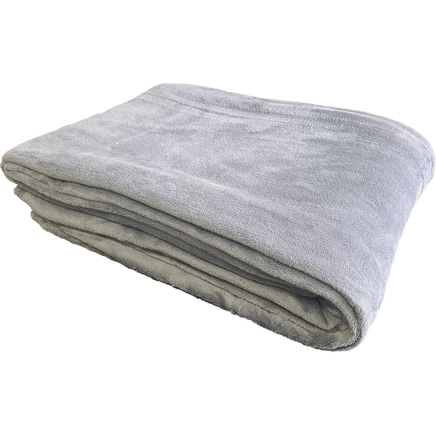 Wohndecke Coral silber Polyester 200 x 240 cm
