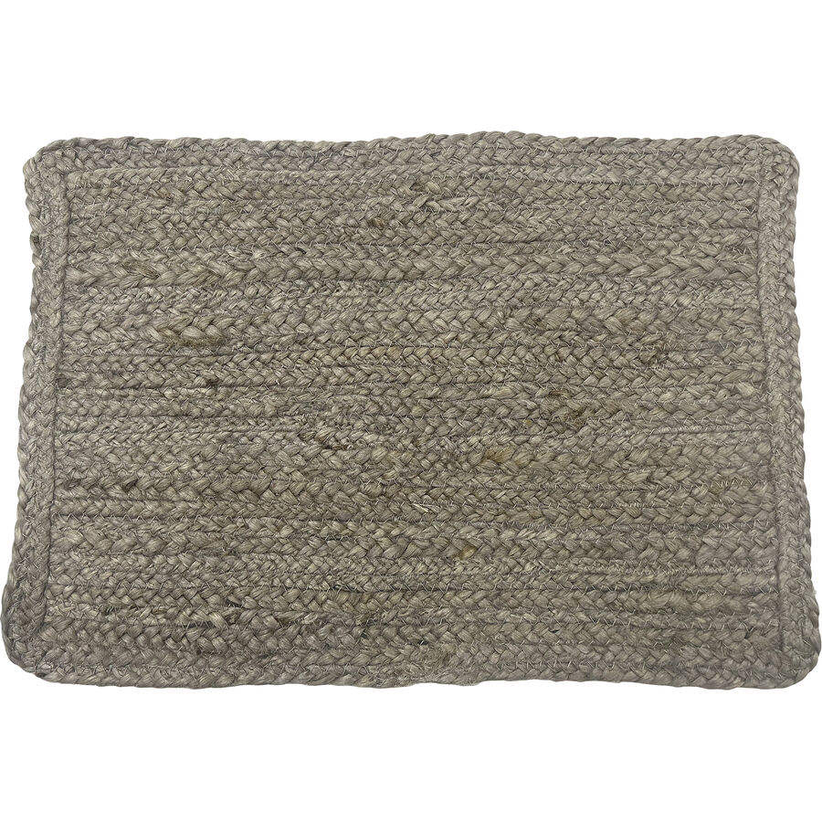 Tischwäsche Lenny Braun/Grau Jute 48 cm - Farbe: taupe - Tischwäsche