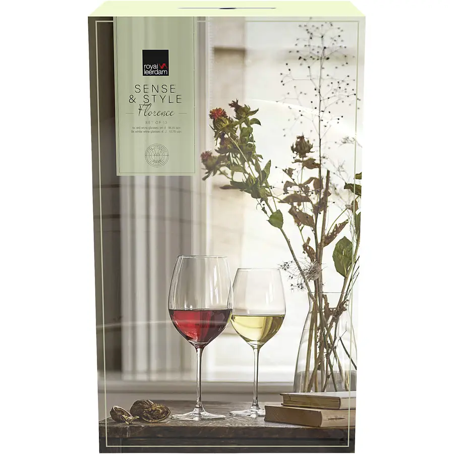Weingläser-Set Florence transparent Glas