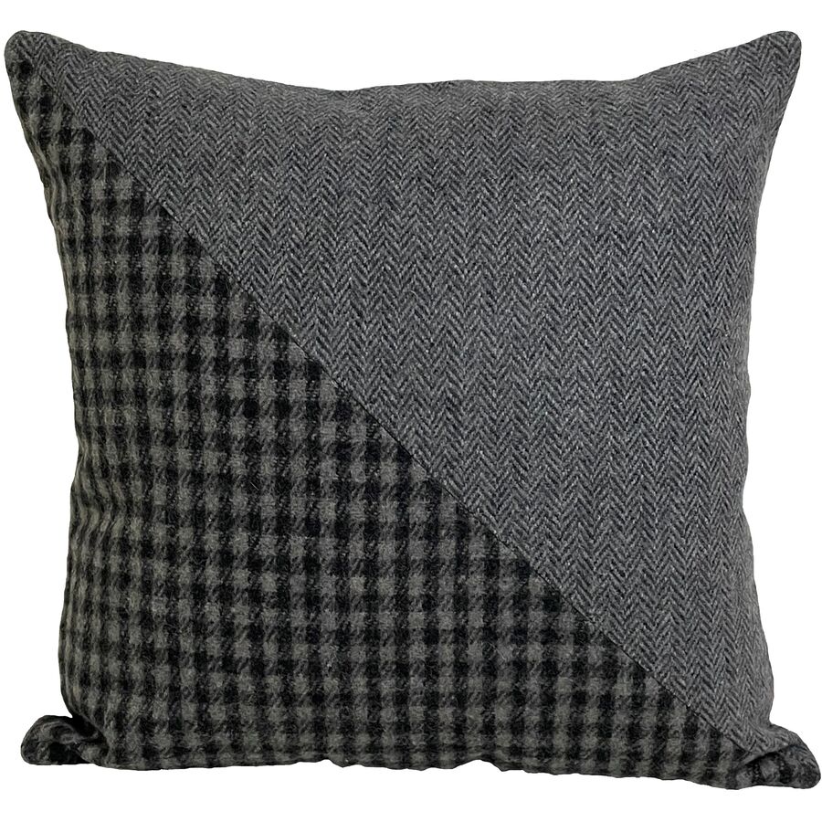 Zierkissen Gill Grau Wolle/Kunststoff 45 cm 45 cm