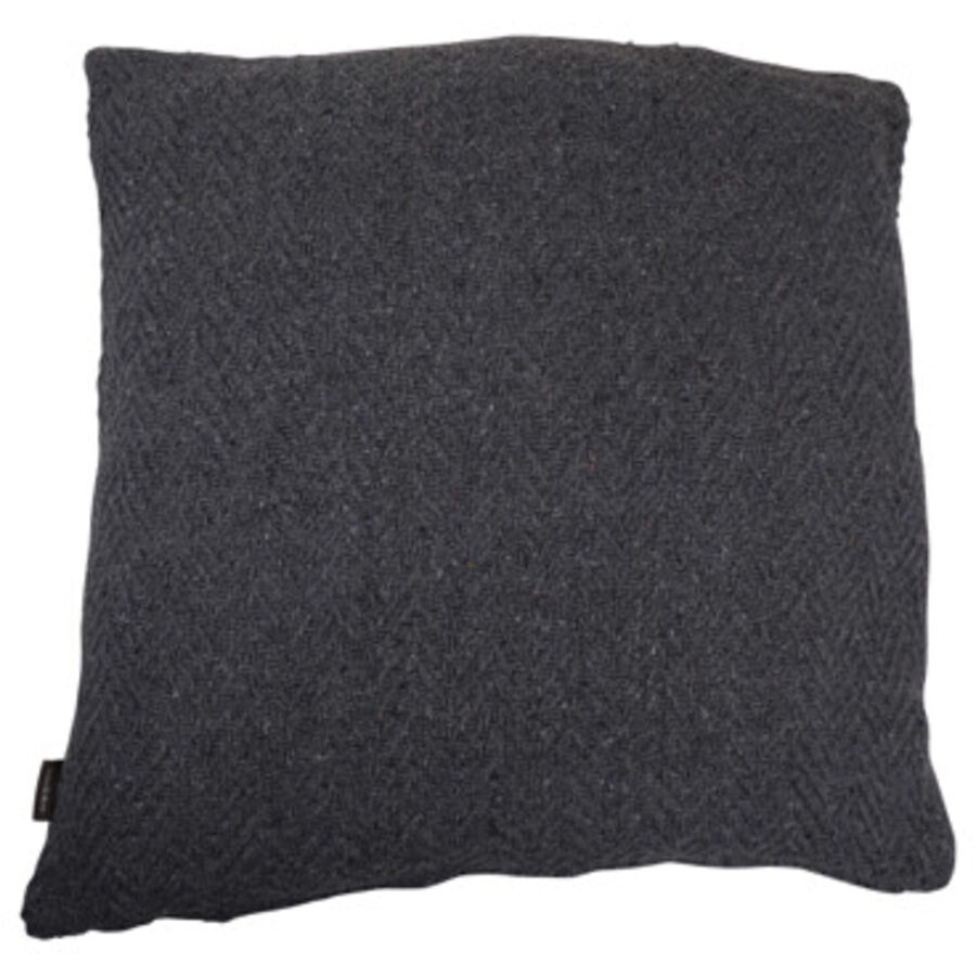 Zierkissen Kenya Grau Baumwolle 45 cm 45 cm