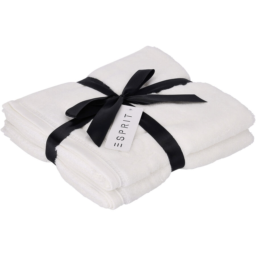 Handtuch Daily Solid Weiss Baumwolle 50 cm