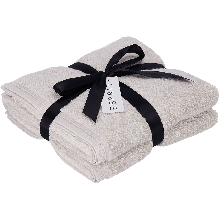 Handtuch Daily Solid Beige Baumwolle 50 cm