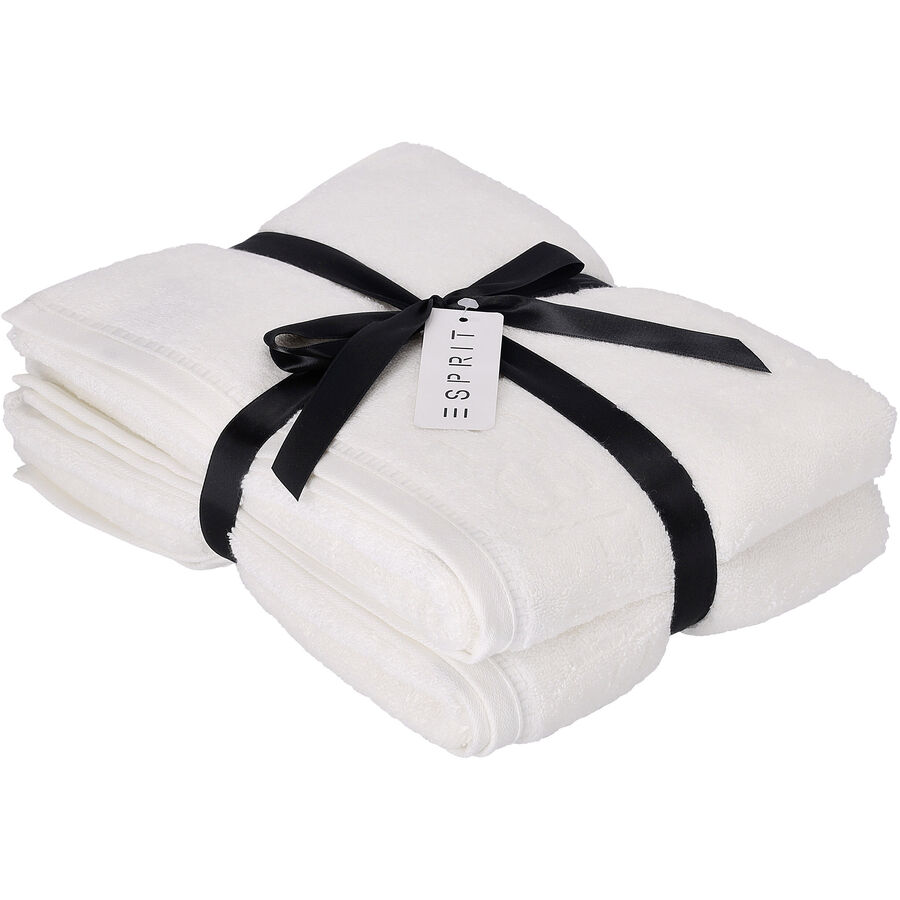 Duschtuch Daily Solid Weiss Baumwolle 67 cm 140 cm