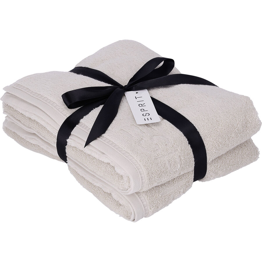 Duschtuch Daily Solid Beige Baumwolle 67 cm 140 cm