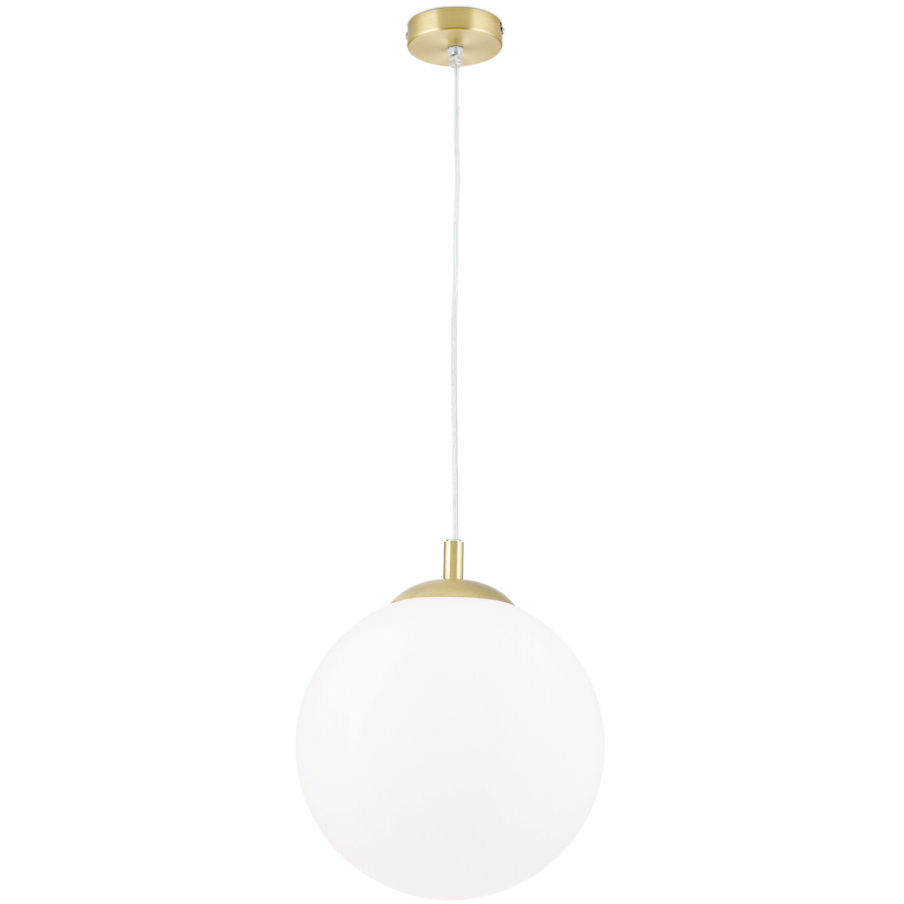 Pendellampe Madis messing matt Stahl B 30 cm