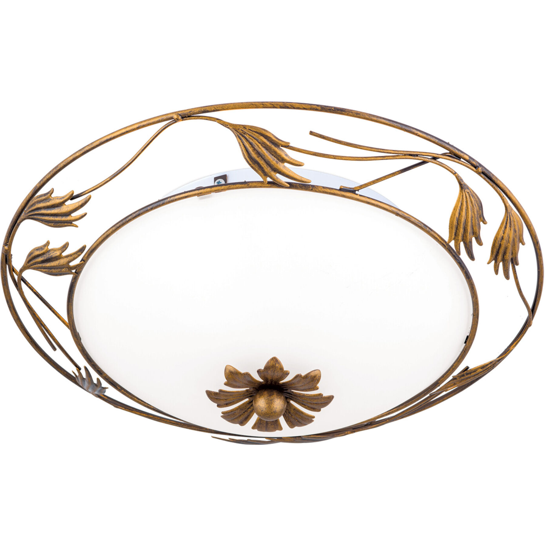 Deckenlampe Fleur Antik Stahl B 40 cm