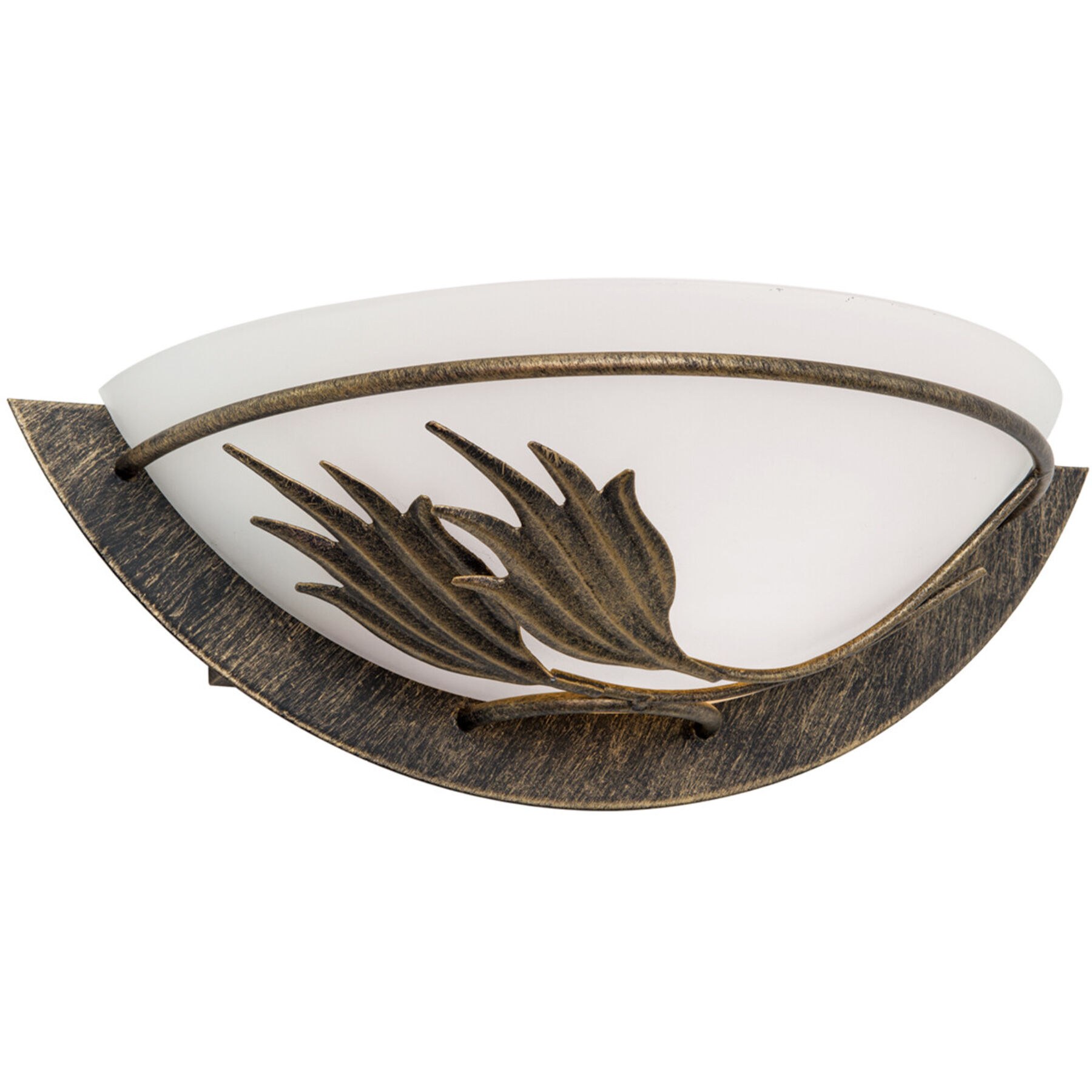 Wandlampe Fleur Antik Stahl B 15 cm