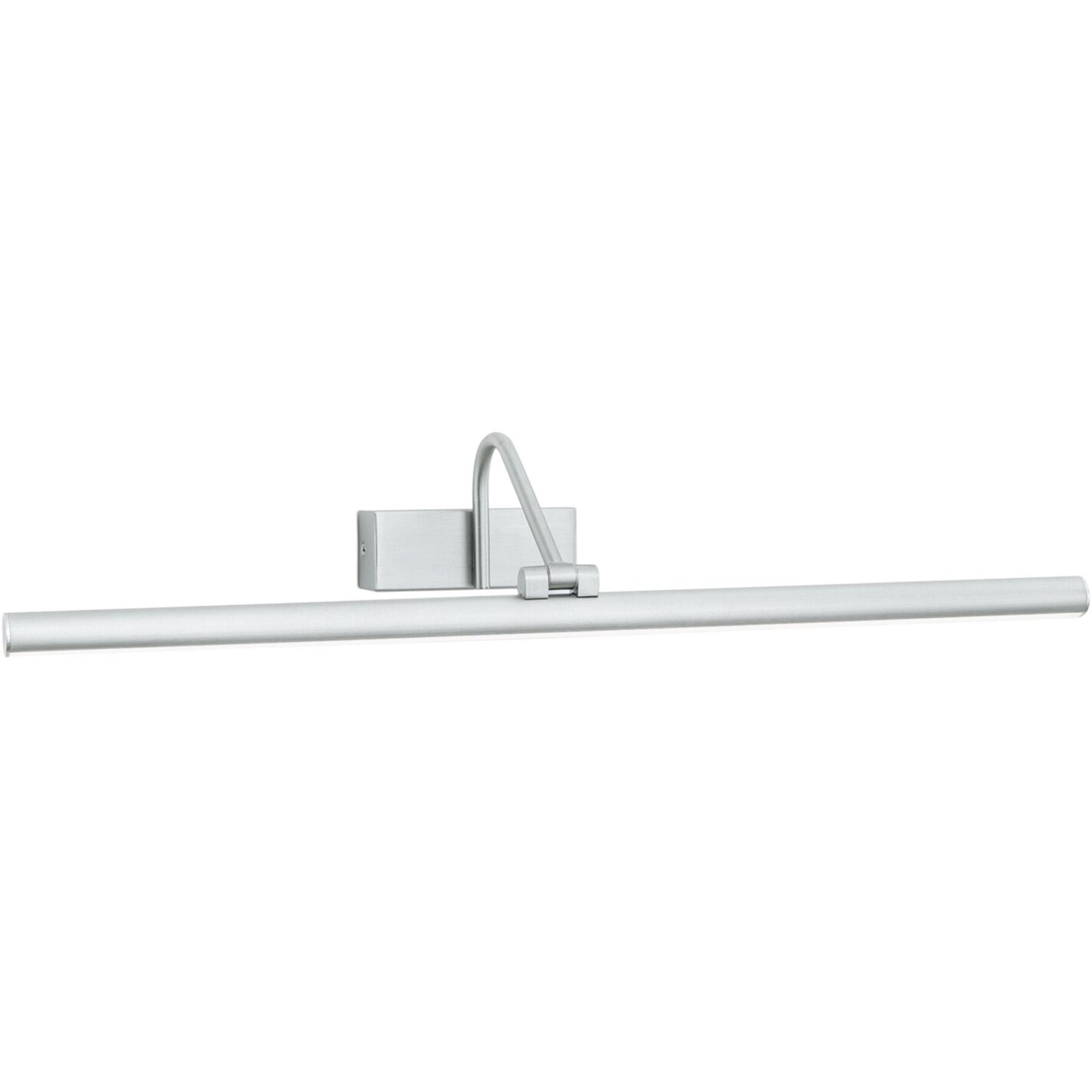 Wandlampe Portrait Nickel satiniert Stahl 750 lm B 60 cm - Lichtfarbe: Warmweiss