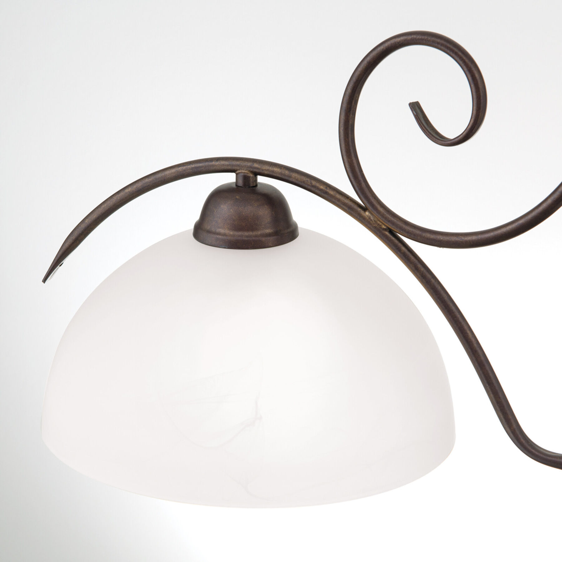 Pendellampe Marco Antik Stahl B 25 cm