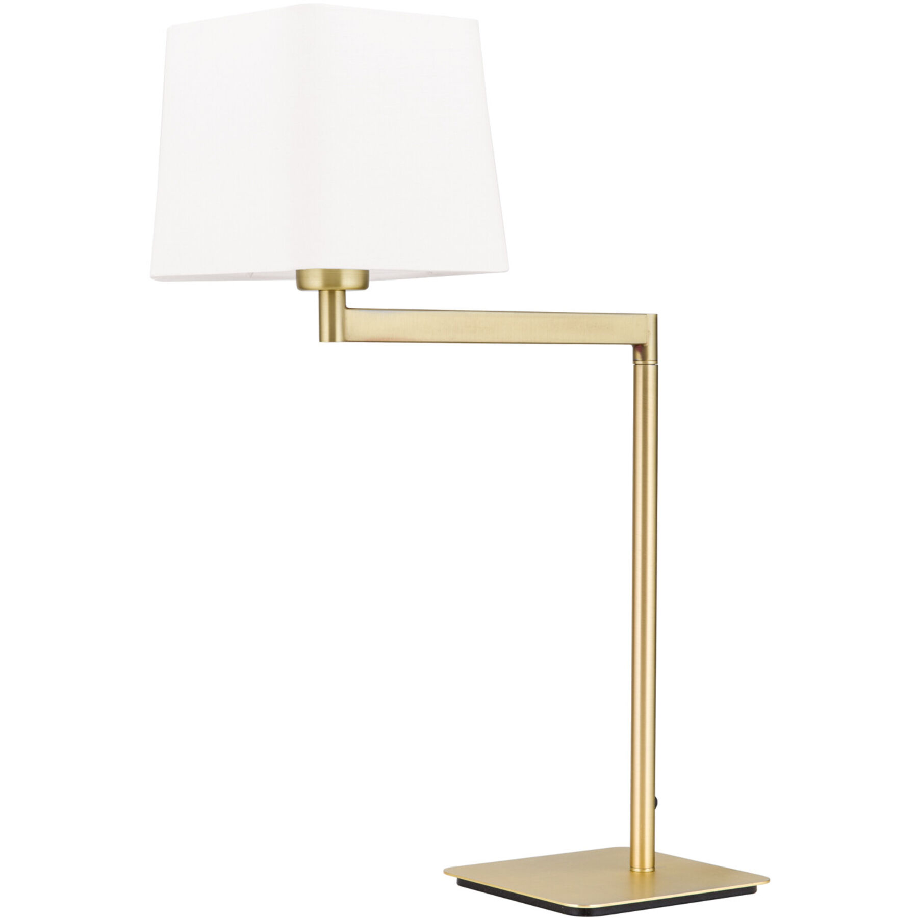 Tischlampe Carlton messing matt Stahl