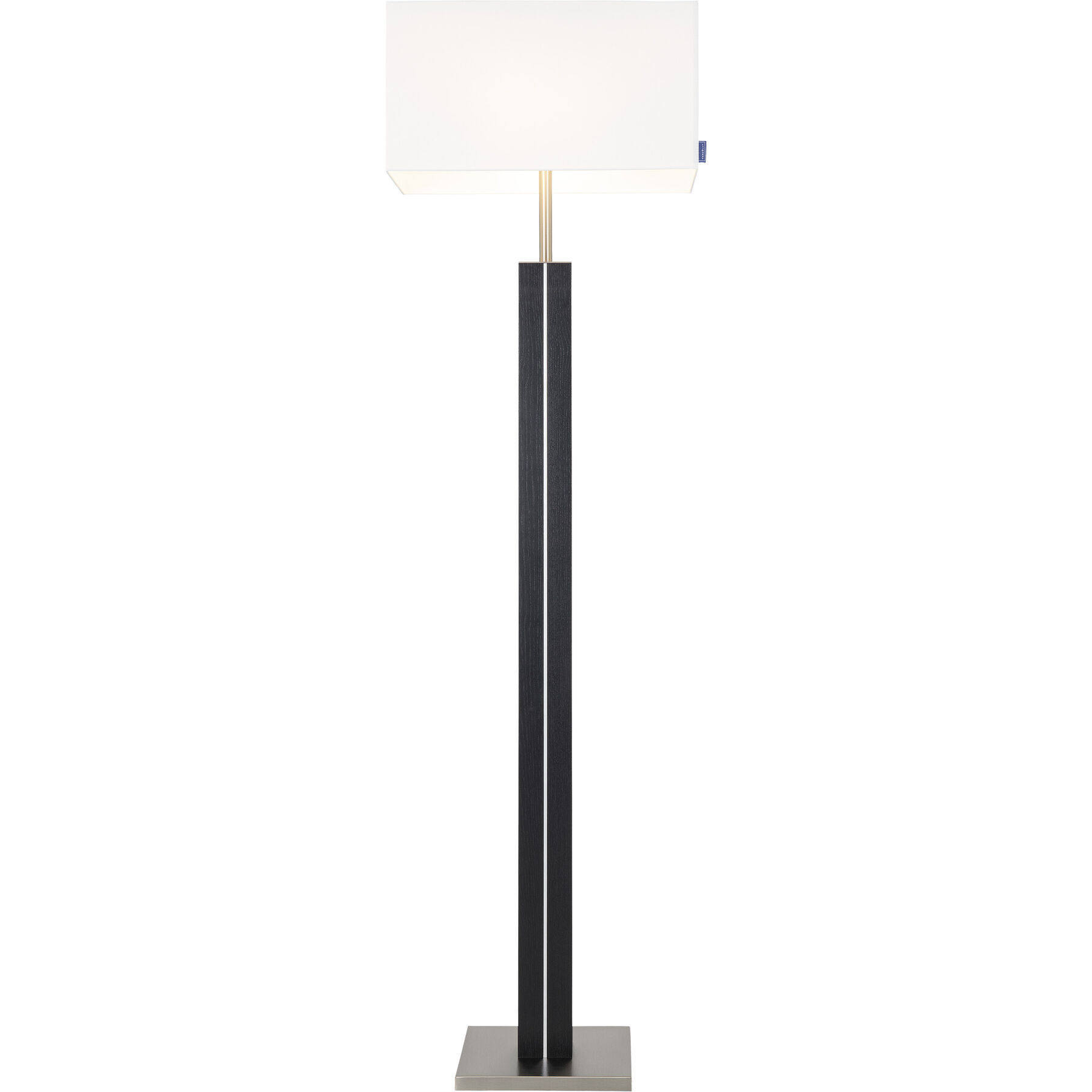 HERZBLUT Designer-Stehlampe Dana Q Metall/Holz schwarz/weiss H 160 cm 3x E27