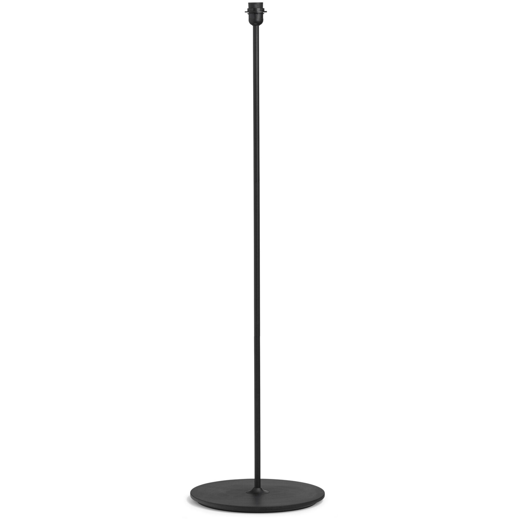 Designer-Stehleuchtenfuss HAY Common E27 Terrazzo schwarz H 130 cm - Farbe: weiss/schwarz - Material: Stahl - Lichtfarbe: Extra warmweiss
