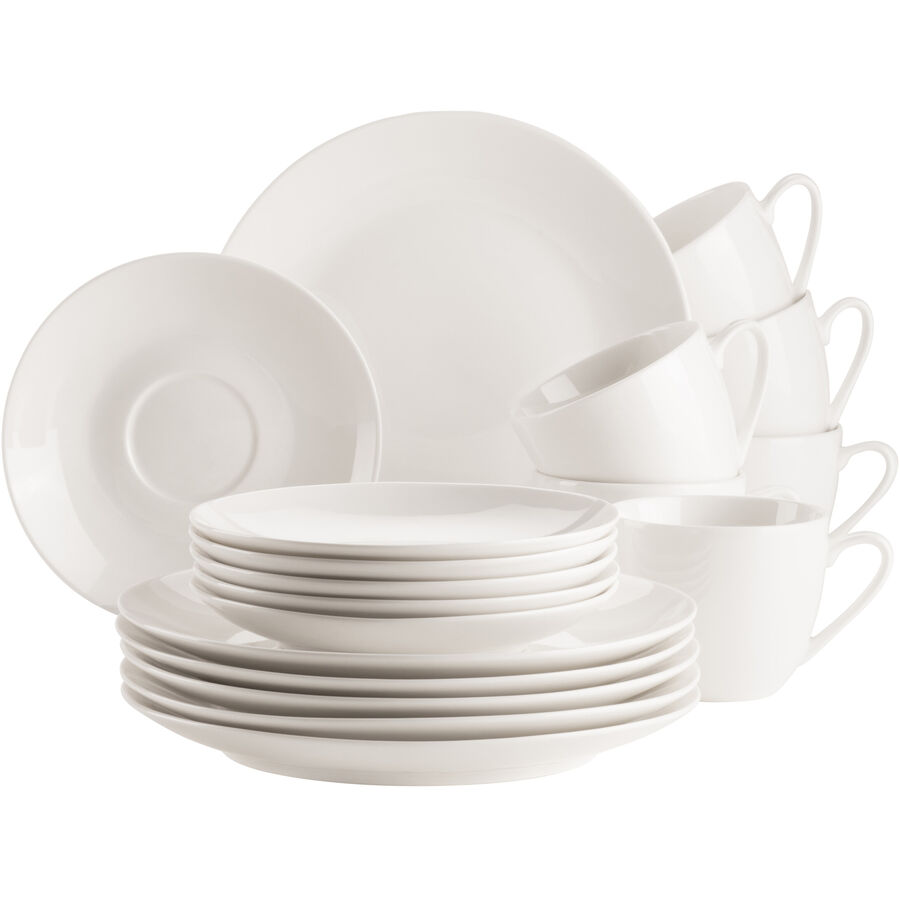 Geschirr-Set Belmira Weiss Porzellan
