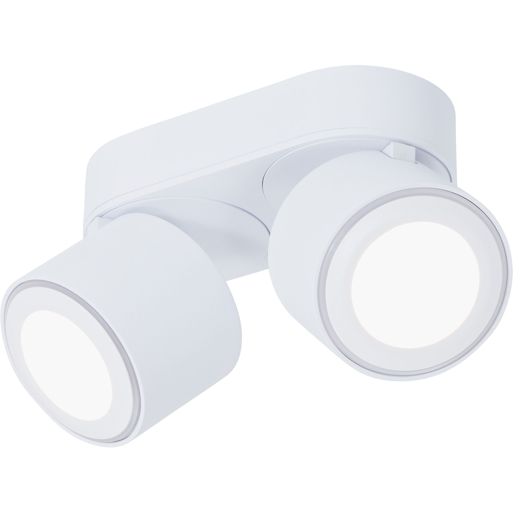 Spot Derby weiss Metall 450 lm B 18 cm - LED - Lichtfarbe: Warmweiss - LED Energiesparlampen