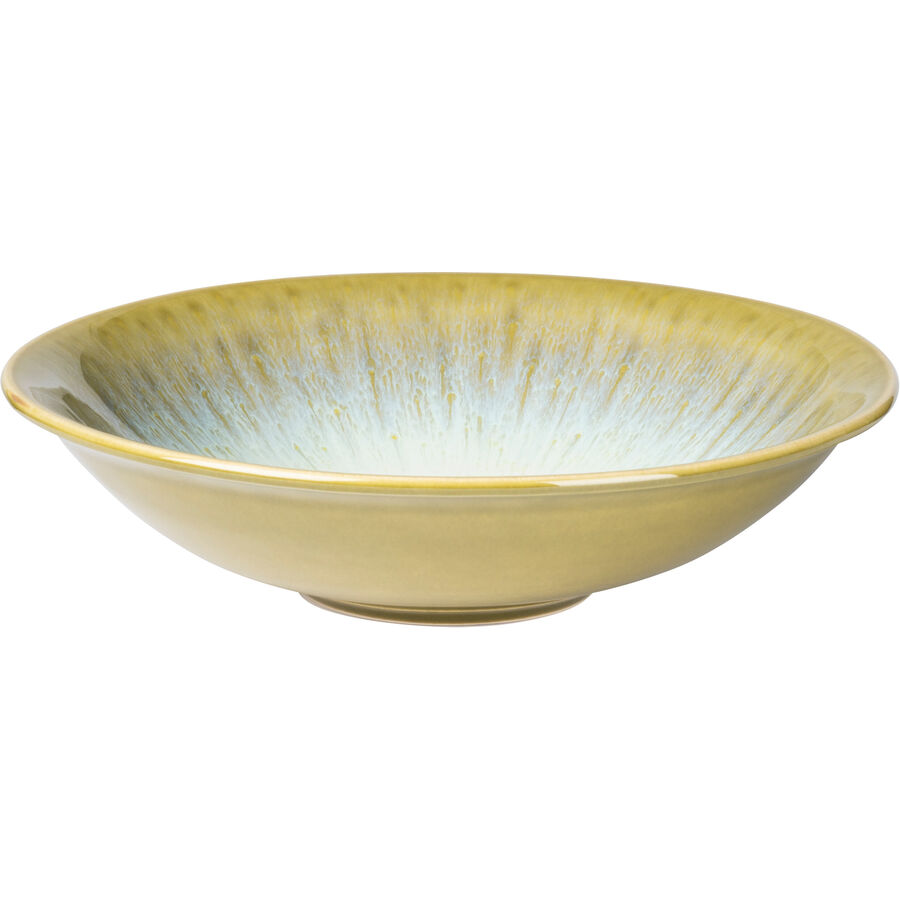 Teller tief Flussufer Grün Keramik 21 cm