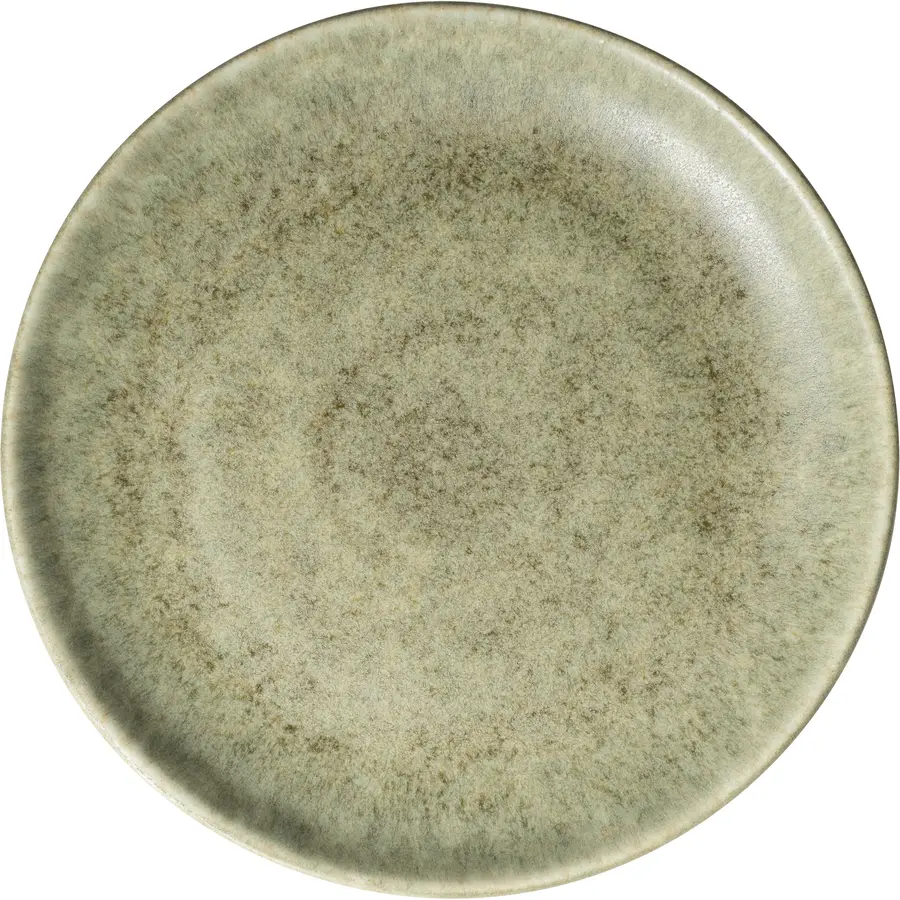 Teller flach Moos'n'Stein grün Keramik D 21 cm 1 Stk