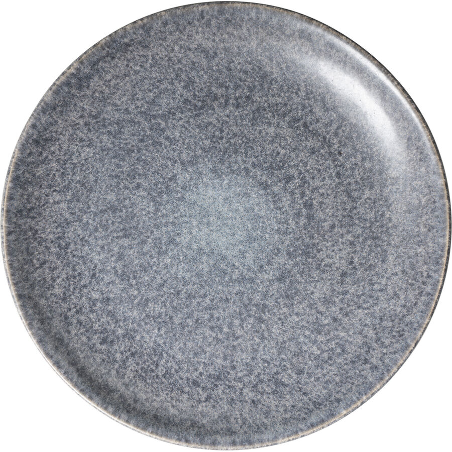 Teller flach Moos’n’Stein Grau Keramik 26.5 cm