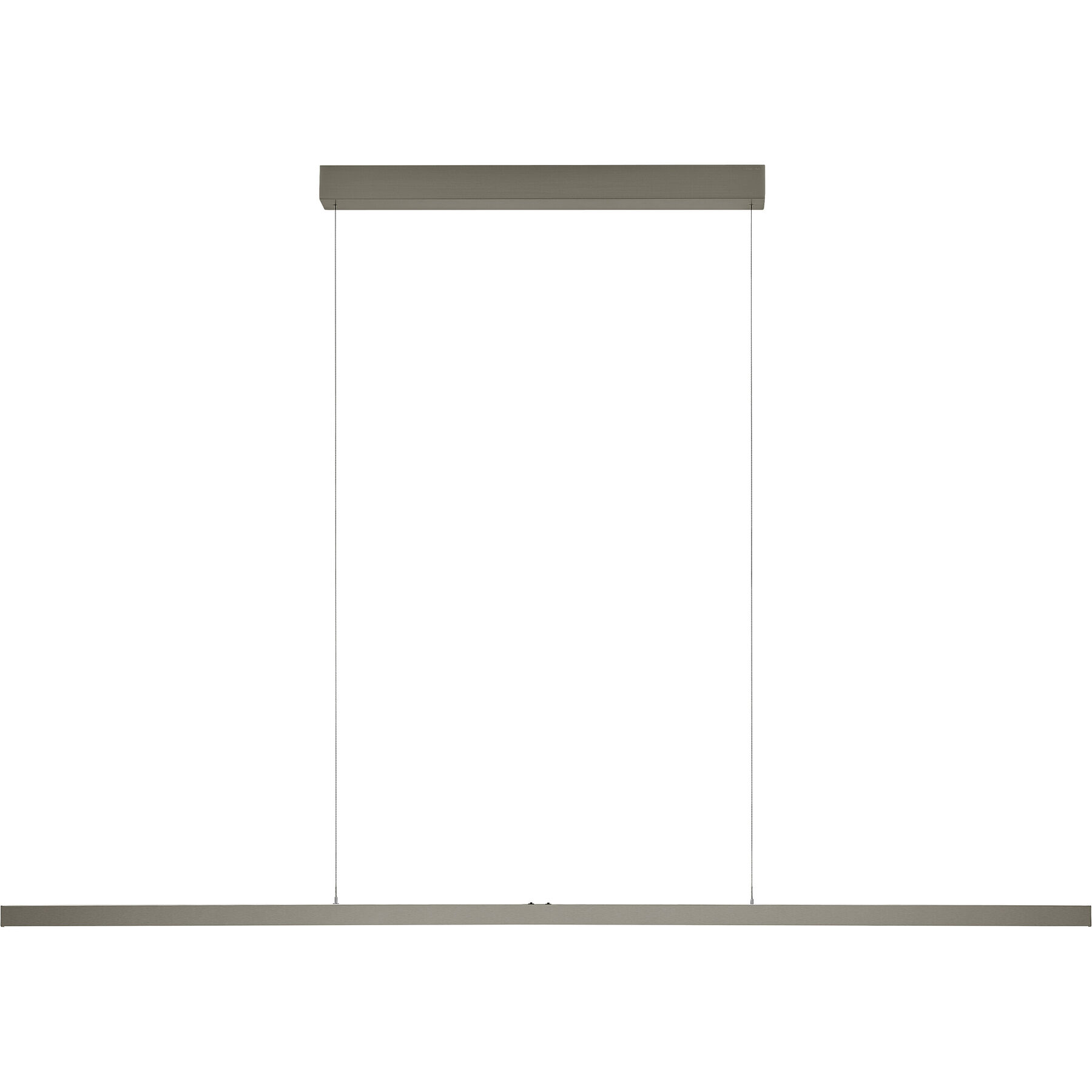 Bankamp Designer-Pendellampe Line Bronze Aluminium 5400 lm Dimmbar B 150 cm - LED - Lichtfarbe: Extra warmweiss - LED Energiesparlampen