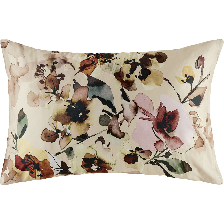 KAS Kissenbezug Romneya Mehrfarbig Baumwolle 50 cm 70 cm - Farbe: Bunt